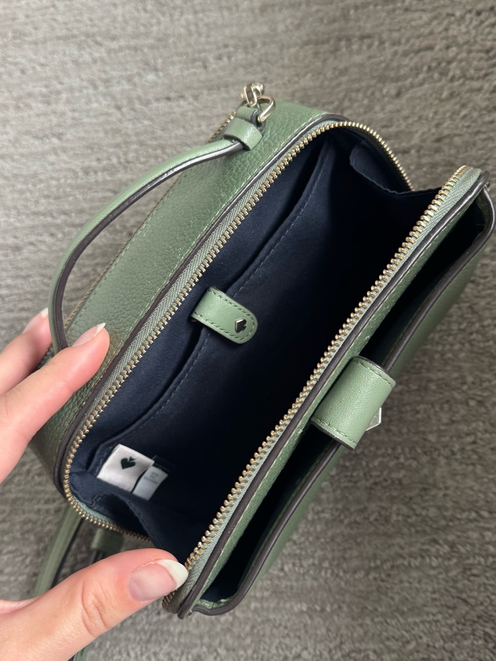 Kate Spade Green Leather Crossbody - Picture 4 of 5